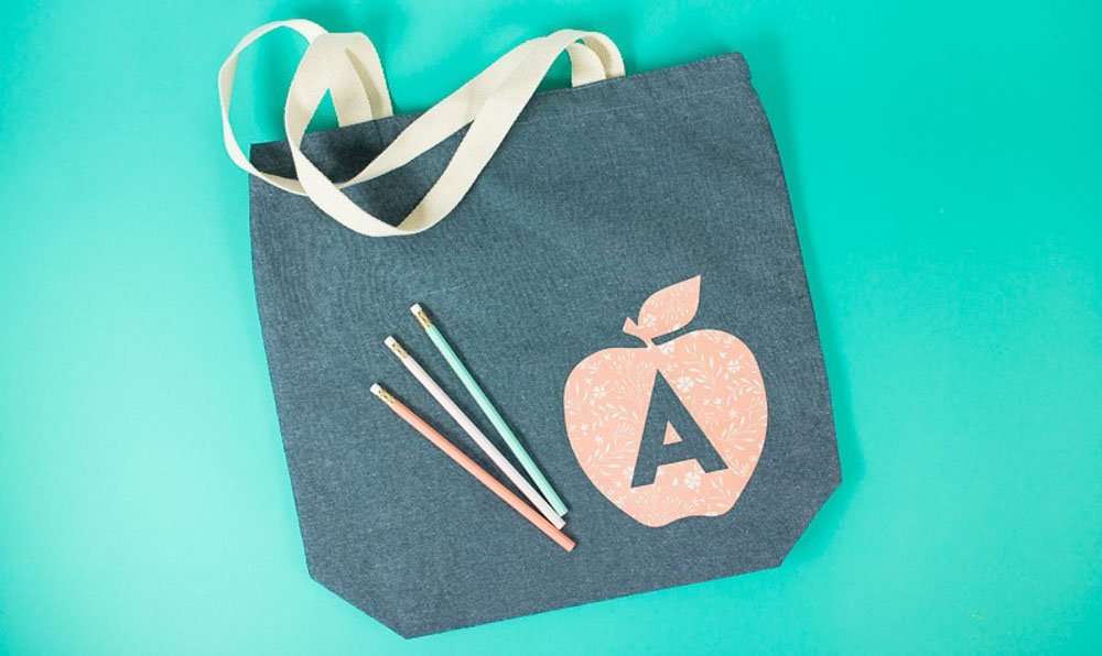 DIY teachers tote bag