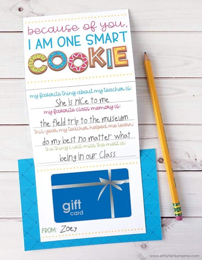 Gift Card Holder For Teachers Day