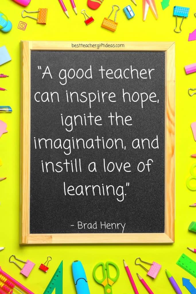 Good Teacher Quote