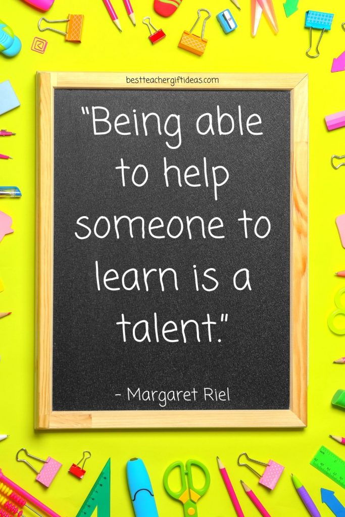 Help someone learn quote