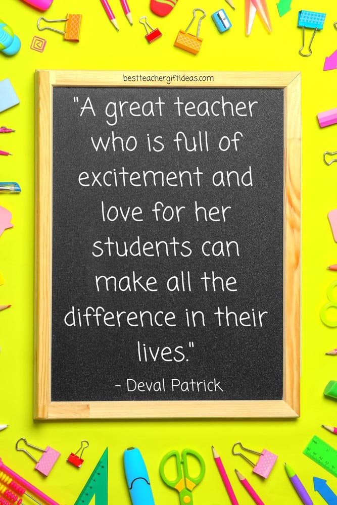 Quotes about teacher making a difference