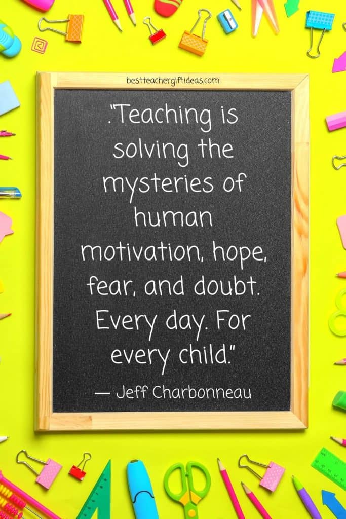 Quote about teaching