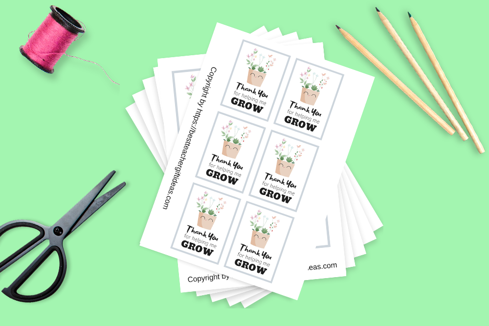 Thank You Teacher Printable