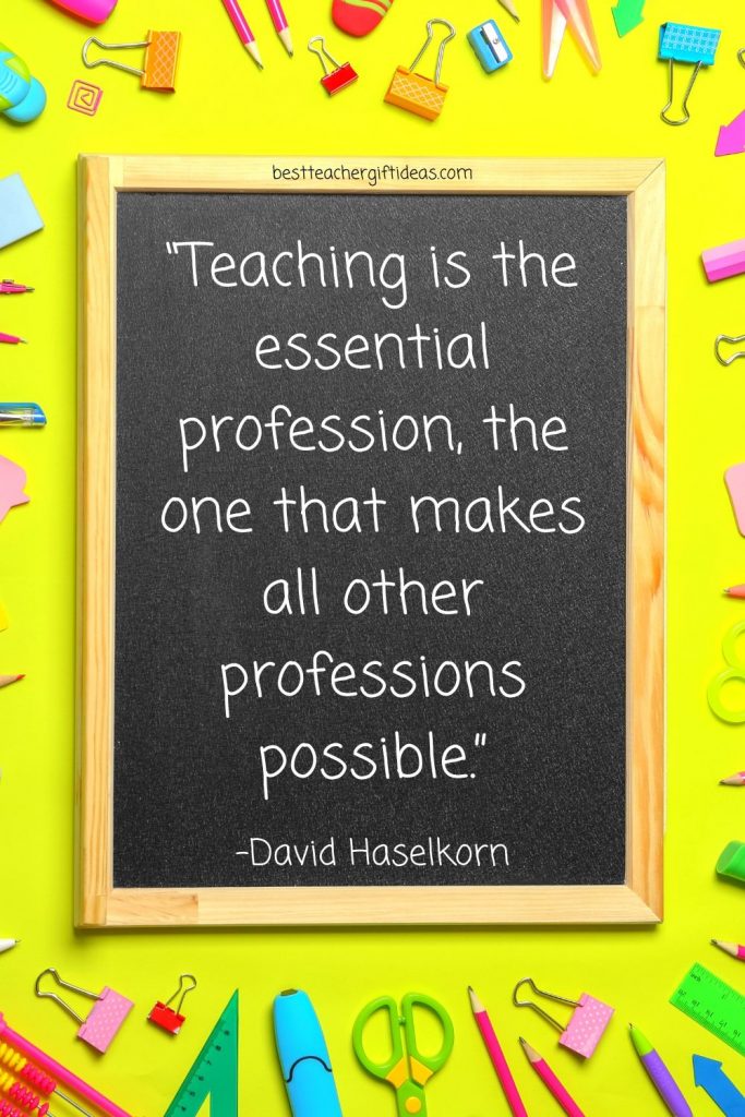Teaching essential quote