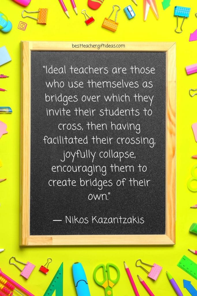 Quote about ideal teacher