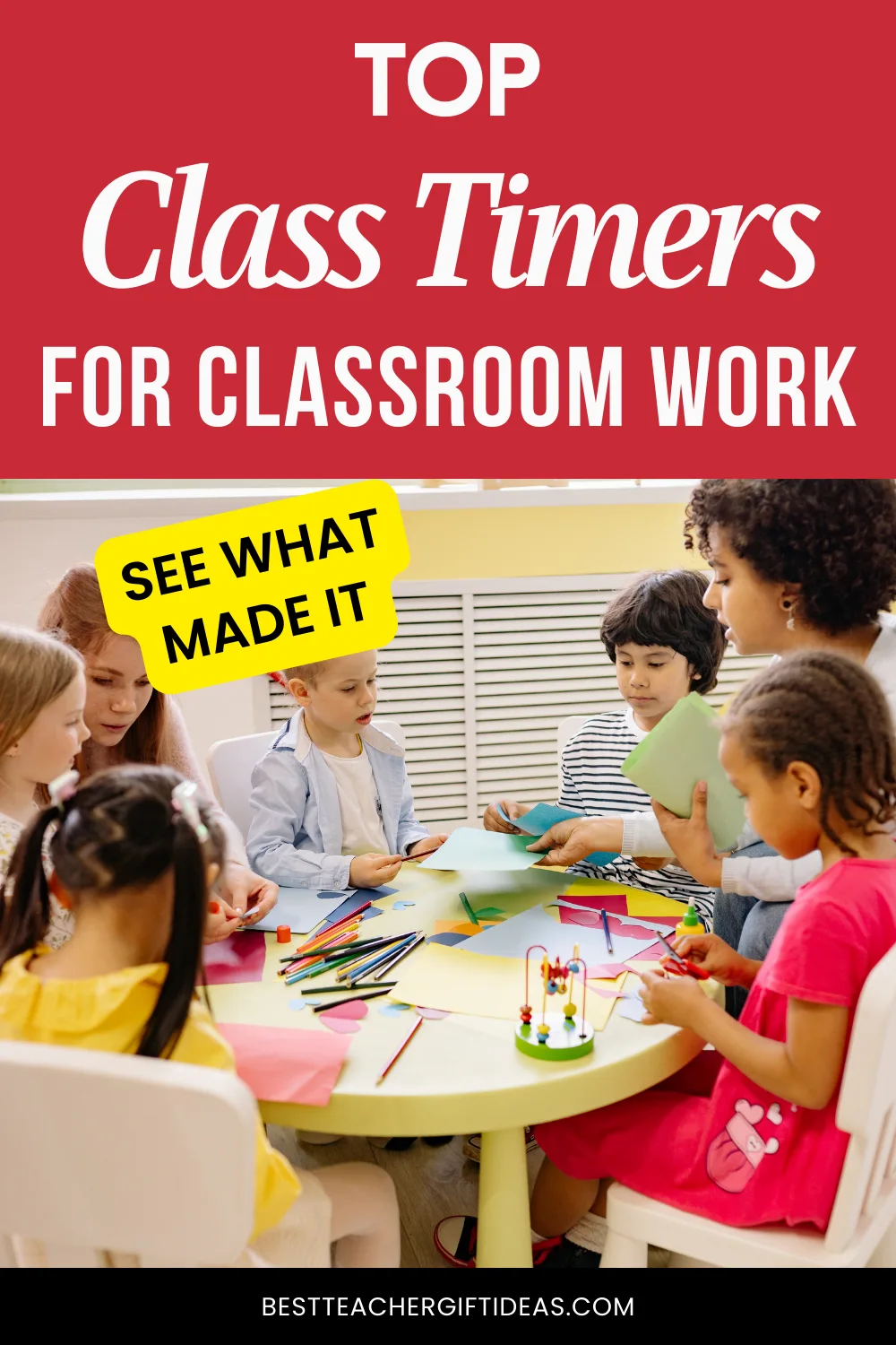 Children engaged in classroom activities with paper and pencils, ideal for creative learning and time management.
